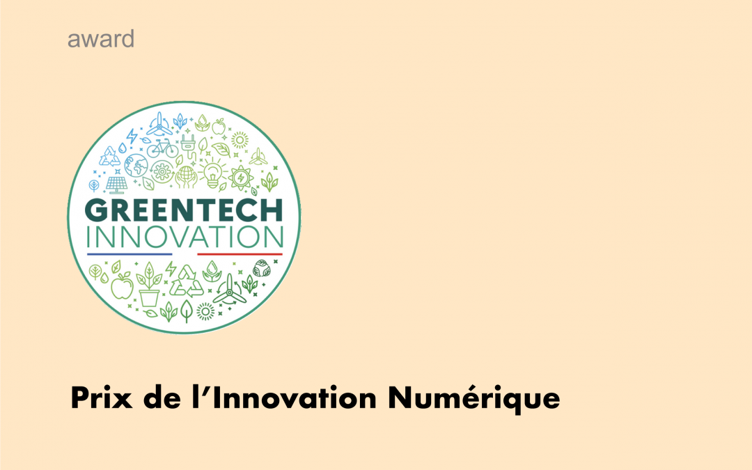 Greentech Innovation : Prix de l’Innovation Numérique