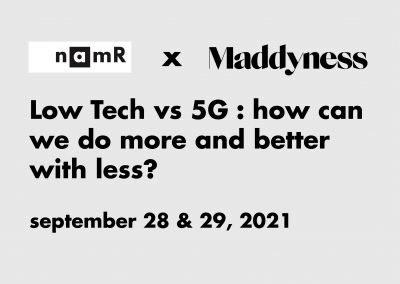 Low Tech vs 5G : how can we do more and better with less?