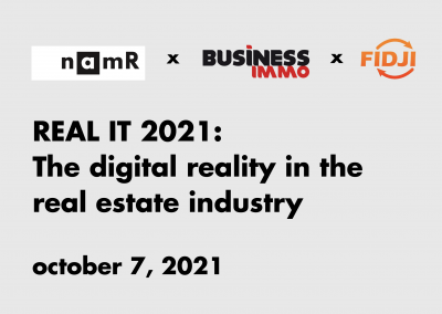 REAL IT 2021: The digital reality in the real estate industry