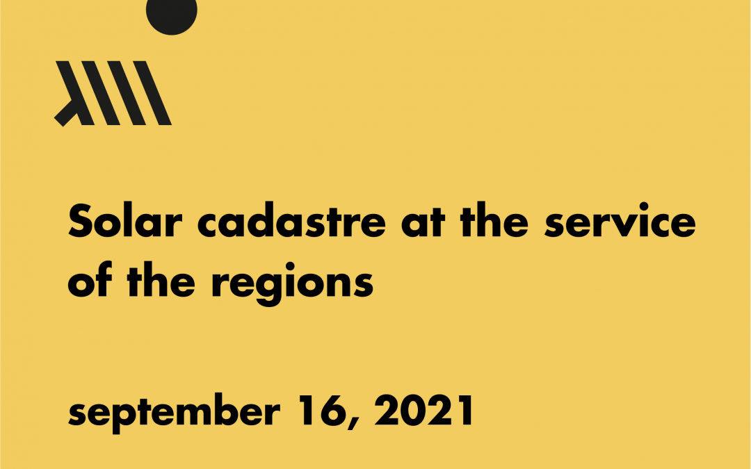 Solar cadastre at the service of the regions